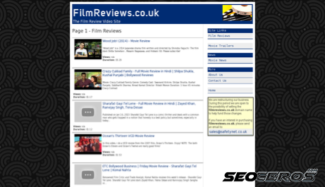 filmreviews.co.uk desktop förhandsvisning