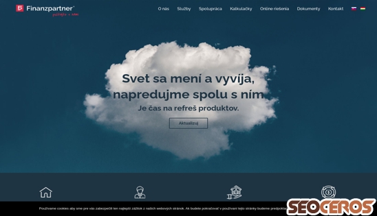 finanzpartner.sk/sk desktop Vista previa
