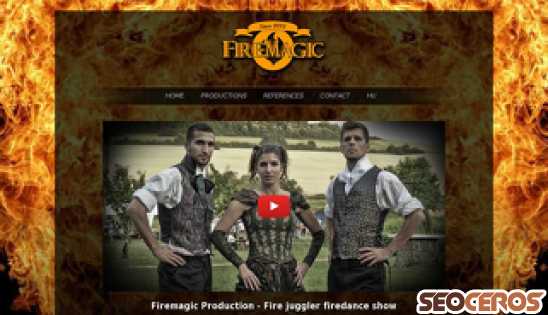 firemagic-production.com desktop vista previa