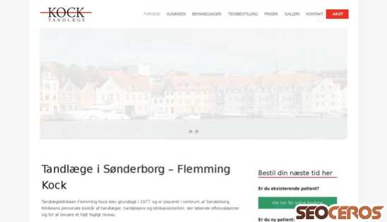flemmingkock.dk desktop förhandsvisning