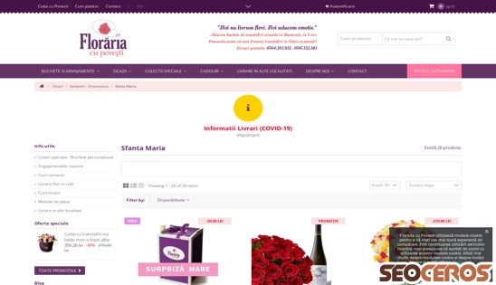 florariacupovesti.ro/37-sfanta-maria desktop förhandsvisning