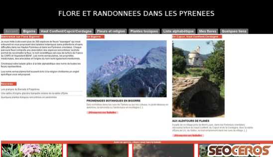 flore.bigorre.free.fr desktop náhľad obrázku