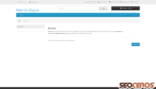 floriincluj.ro/roses desktop náhled obrázku
