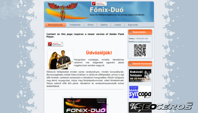 fonix-duo.hu desktop preview
