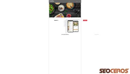 foodesy.com desktop förhandsvisning