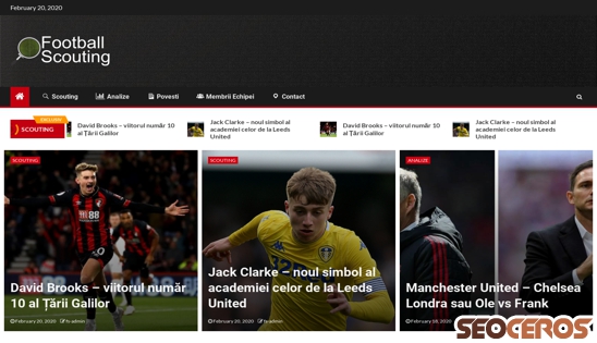 footballscouting.ro desktop előnézeti kép