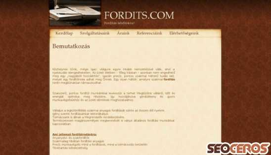 fordits.com desktop előnézeti kép
