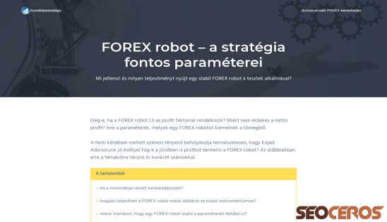 forexrobotstrategia.hu/forex-robot desktop förhandsvisning