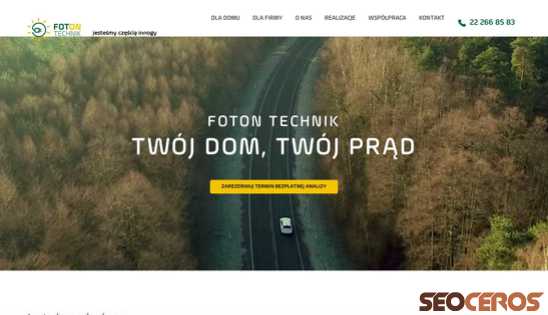 fotontechnik.pl desktop förhandsvisning