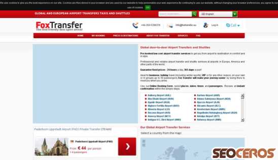 foxtransfer.eu desktop előnézeti kép
