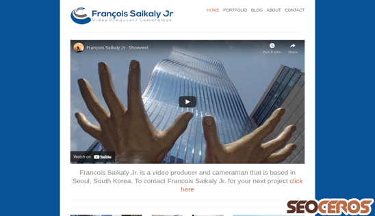 francoissaikaly.com desktop náhled obrázku