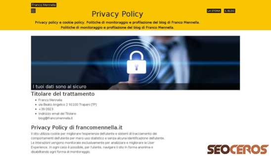 francomennella.it/privacy-policy/?1 desktop förhandsvisning
