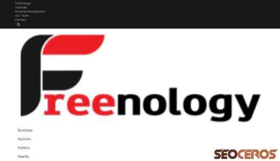 freenology.com desktop förhandsvisning