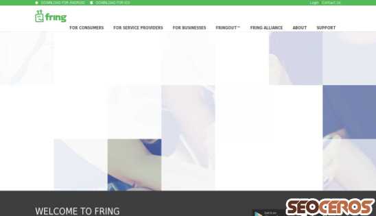 fring.com desktop előnézeti kép