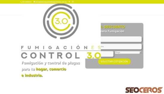 fumigacionycontroldeplagas.mx desktop preview