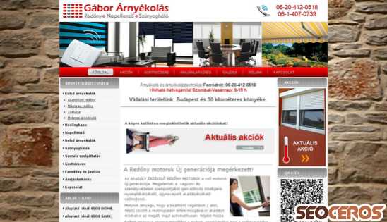 gaborarnyekolas.hu desktop náhľad obrázku