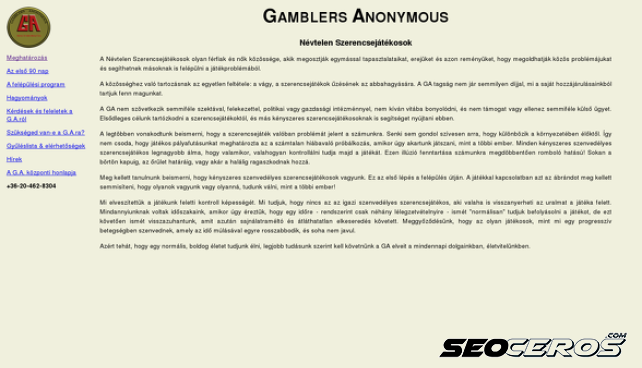 gamblersanonymous.hu desktop förhandsvisning