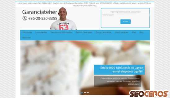 garanciateher.com desktop náhľad obrázku