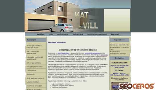 katvill.hu desktop náhled obrázku
