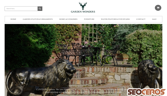gardenwonders.co.uk desktop náhled obrázku