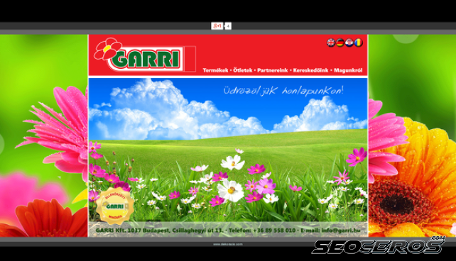 garri.hu desktop előnézeti kép