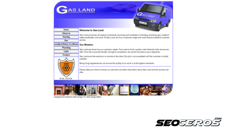 gasland.co.uk desktop náhled obrázku