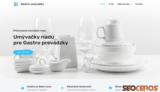 gastroumyvacky.sk desktop Vista previa