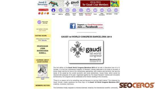 gaudiclub.com desktop förhandsvisning