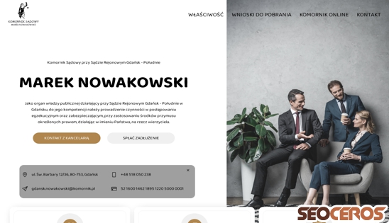gdanskpoludniekomornik.pl desktop förhandsvisning