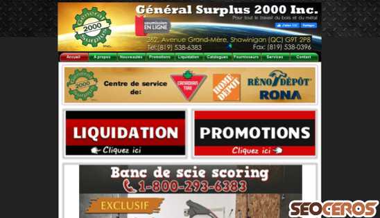 generalsurplus2000.com desktop náhled obrázku