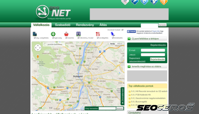 geonet.hu desktop előnézeti kép