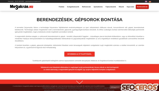 gepsortelepites.hu/berendezesek-es-gepsorok-bontasa desktop förhandsvisning