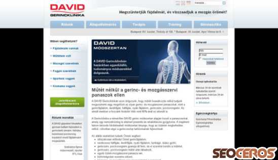 gerincklinika.hu desktop előnézeti kép