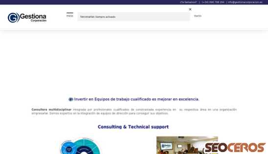 gestionacorporacion.es desktop náhled obrázku