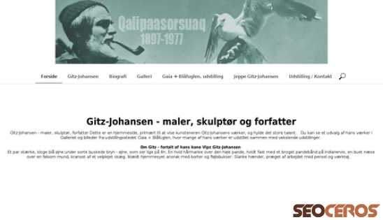 gitz-johansen.dk desktop förhandsvisning