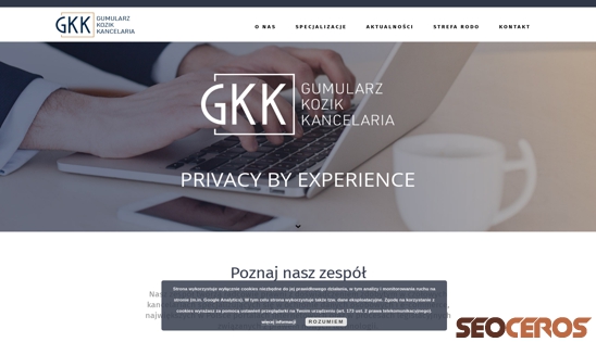 gkklegal.pl desktop előnézeti kép