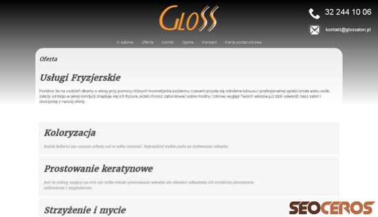 glossalon.pl/index.php/oferta desktop náhľad obrázku