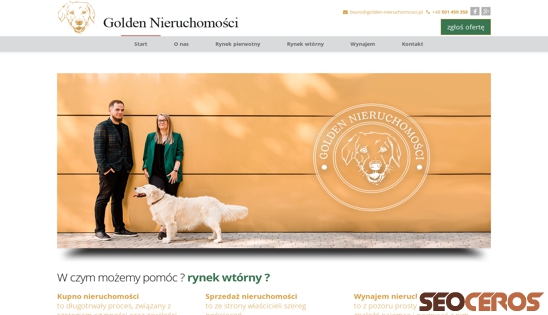 golden-nieruchomosci.pl desktop previzualizare