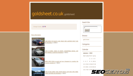 goldsheet.co.uk desktop förhandsvisning