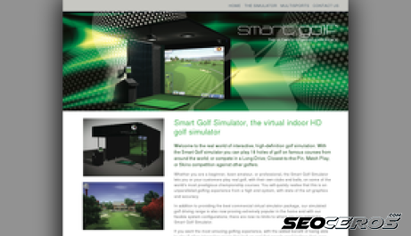 golf-simulator.co.uk desktop náhľad obrázku