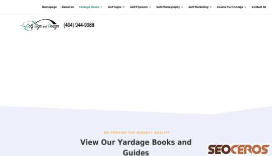 golfsignsco.com/golf-yardage-books desktop náhled obrázku