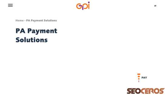 gpi.uqido.com/pa-payment-solutions desktop 미리보기