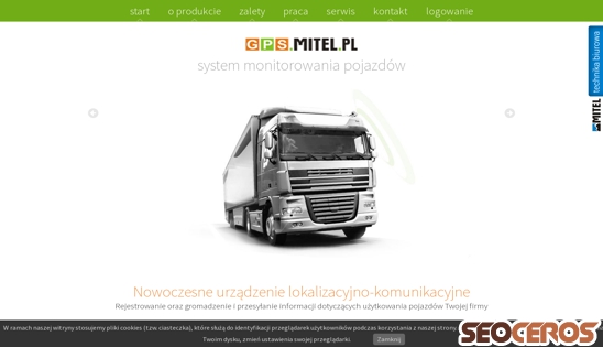 gps.mitel.pl desktop preview