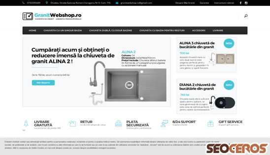 granitwebshop.ro desktop preview