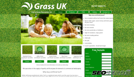 grassuk.co.uk desktop előnézeti kép