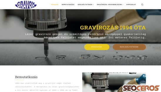 gravox.hu desktop előnézeti kép