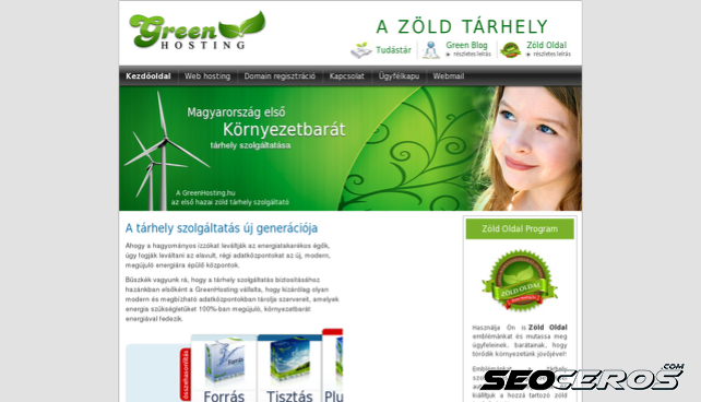 greenhosting.hu desktop Vista previa
