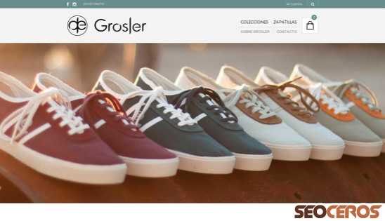 grosler.com desktop náhľad obrázku