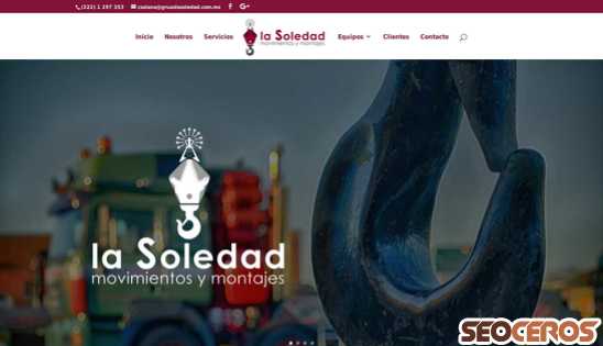 gruaslasoledad.com.mx desktop náhľad obrázku