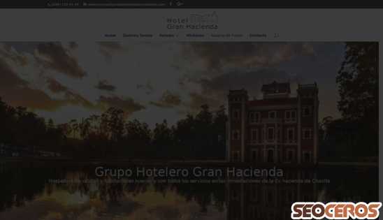grupohotelerogranhacienda.com desktop vista previa